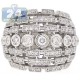 18K White Gold 1.21 ct Diamond Openwork Vintage Ring