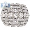 18K White Gold 1.21 ct Diamond Openwork Vintage Ring