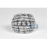 18K White Gold 1.21 ct Diamond Openwork Vintage Ring