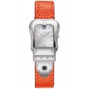 Fendi B.Fendi Orange Lizard Leather Watch F382024591D1