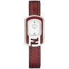 F317024073D1 Fendi Chameleon Red Enamel Steel Case Watch 18mm