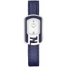 F313024031D1 Fendi Chameleon Blue Enamel Steel Case Watch 18mm
