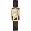 Fendi Chameleon Small Brown Enamel Gold Watch F312425021D1