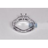 18K White Gold 1.33 ct Diamond Infinity Engagement Ring