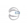 18K White Gold 0.87 ct Diamond Womens Trap Ring