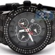 Joe Rodeo Broadway 6.50 ct Black Diamond Mens Watch JRBR11