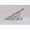 18K White Gold 3.30 ct Diamond Womens Long Floral Ring