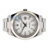 116334WSO Rolex Datejust II Steel 18K White Gold 41mm Watch