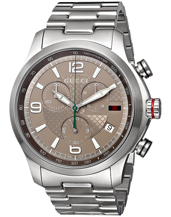 Gucci G-Timeless Chronograph Steel 