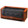 Quad Watch Winder Box 31-560042 Volta Rustic Ebony Rosewood