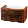 Quad Watch Winder Box 31-560042 Volta Rustic Ebony Rosewood