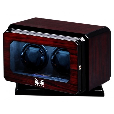 Double Watch Winder Box 31-570022 Volta Roadster Rosewood