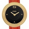 F350421073 Fendi My Way Yellow Gold Red Leather 28 mm Watch