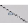 Womens Diamond Y-Shaped Lariat Necklace 14K White Gold 2.80ct 
