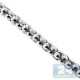 925 Sterling Silver Popcorn Link Unisex Chain 2.5 mm