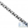 Silver Mens Womens Popcorn Chain 2.5 mm 16 18 20 22 24 26 inches