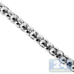 Sterling Silver Popcorn Mens Womens Chain 3 mm 16 18 20 22 24 inch