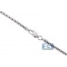 Sterling Silver Popcorn Mens Womens Chain 3 mm 16 18 20 22 24 inch