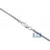 925 Sterling Silver Mens Popcorn Chain 4 mm 20 22 inches