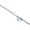 Sterling Silver French Rope Womens Chain 2.5 mm 16 18 20 22"