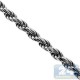925 Sterling Silver Solid Twisted Rope Mens Chain 2.5 mm