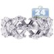 18K White Gold 1.70 ct Marquise Baguette Diamond Womens Ring
