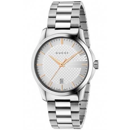 Gucci G-Timeless Stainless Steel Bracelet Unisex Watch YA126442