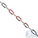 Two Tone Sterling Silver Diamond Cut Link Womens Chain 2.5 mm