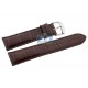 Hadley Roma Matte Brown Alligator Leather Watch Band MS824