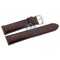 Hadley Roma Matte Brown Alligator Leather Watch Band MS824