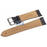 Hadley Roma Black Calfskin Leather Watch Band 22 mm MS895