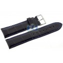 Hadley Roma Blue Stitch Alligator Leather Watch Band MS2024