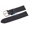 Hadley Roma Black Calfskin Leather Watch Strap 22 mm MS2036