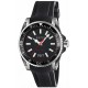 Gucci Dive Black Dial Rubber Band Mens Watch YA136303