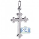 925 Sterling Silver Gothic Cross Religious Pendant