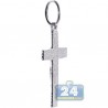 Mens Womens Crucifix Cross Religious Pendant Sterling Silver