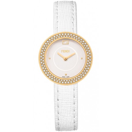 Fendi My Way Diamond Yellow Gold 28 mm Watch F350424041C0