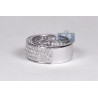 18K White Gold 2.50 ct Diamonds Half Way Womens Wedding Band Ring
