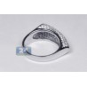 18K White Gold 1.26 ct Diamond Womens Edge Ring
