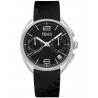 F212011011 Fendi Momento Chronograph Black Leather Mens Watch