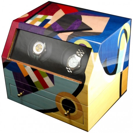 Double Watch Winder Orbita Ercolano Kandisky ERCOLAN200