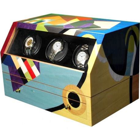 Double Watch Winder Orbita Ercolano Kandisky ERCOLAN200