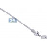 Womens Tanzanite Diamond Bracelet 18K White Gold 3.39 ct 8.25"
