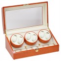 Diplomat Estate Burl Wood 6 Watch Winder 31-417