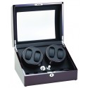Diplomat Gothica Ebony Wood 4 Watch Winder 31-426