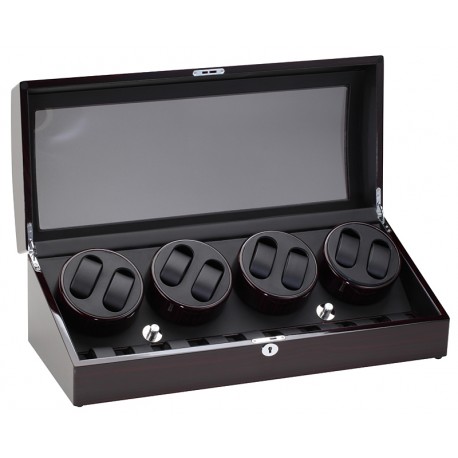 Diplomat Gothica Ebony Wood Eight Watch Winder 31-428