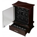 Diplomat Gothica Ebony Wood 9 Watch Winder 31-429