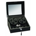 Diplomat Phantom Black Wood 4 Watch Winder 34-511