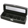 Diplomat Black Carbon Fiber Six Watch Display Box 31-447