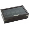 Diplomat Ebony Wood Ten Watch Display Box 31-57601